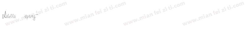 Adella spring字体转换